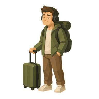 i 人獨旅修行者